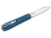 Складной нож Boker Coffin, сталь Magnacut, рукоять микарта, синий