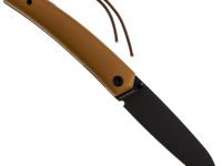 Складной нож Petrified Fish Patte, сталь 12C27, рукоять G10, tan