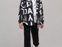 Куртка текстильная с полиуретановым покрытием для девочек (ветровка)