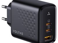 Сетевое зарядное устройство VOLTME Revo 67CCA, USB-A + 2 Type-C, 67Вт черный
