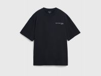 Футболка с текстовым принтом, Черный