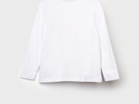 Фуфайка трикотажная для девочек (футболка с длинными рукавами)