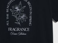 Футболка с принтом, Черный