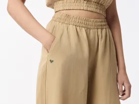 Женские брюки Lacoste свободного кроя из смеси льна