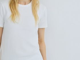 Базовая футболка из плотного хлопка, Белый