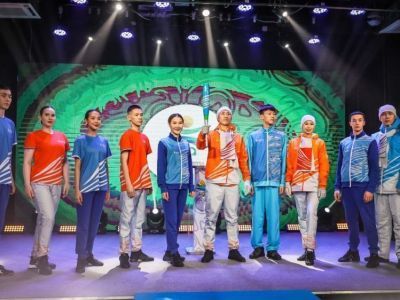 В Якутске состоялась презентация одного из главных символов эстафеты огня - факела VIII Игр «Дети Азии»