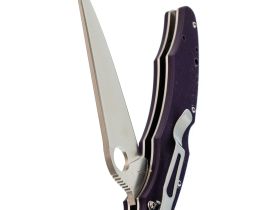 Складной нож Steelclaw Коп 1, сталь D2, рукоять G10, фиолетовый