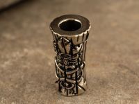 Бусина для темляка Идол Тики, мельхиор