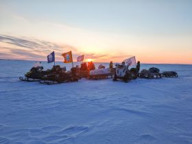 Арктическая снегоходная экспедиция «К Каменным Людям Сундуруна через кряж Суор Уйата»