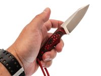 Нож Pocket Wolf Кело, сталь Elmax, рукоять G10, черно-красный