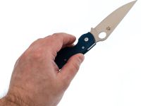 Нож складной тактический Steelclaw Боец 3, сталь D2, рукоять микарта, синий