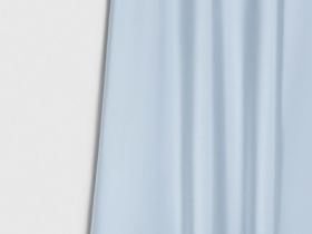 Атласная юбка миди А-силуэта, Голубой