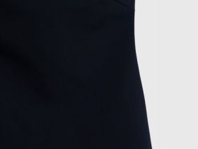 Корсетный топ из поливискозы, Черный