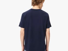 Мужская хлопковая футболка Lacoste стандартного кроя