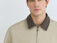 Утеплённая куртка из канваса, Бежевый