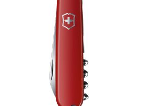 Нож перочинный Victorinox Waiter, сталь X55CrMo14, рукоять Cellidor®, красный, 9 функций, 84мм