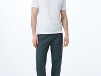 Брюки с эластичным поясом, Зеленый