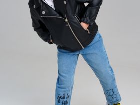 Куртка кожаная для девочек