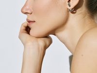 Серьги женские, 3 шт., Серебряный