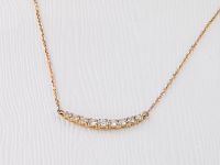 Колье из желтого золота с бриллиантами э0301кл09168700