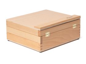 Этюдный ящик FE-1824 (для холстов на картоне) с креплением на фотоштатив, бук