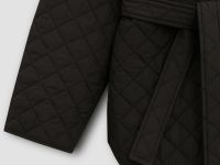 Утепленная куртка с поясом