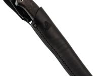 Нож Клык, сталь M398, рукоять карельская береза, темная