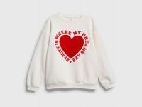 Свитшот оверсайз для девочек, Бежевый