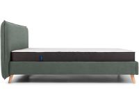Кровать Кьево 160 Велюр Оливковый