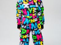 Комбинезон текстильный с полиуретановым покрытием для девочек