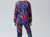 Термокомплект трикот. для девочек: фуфайка (футболка) с длин. рук, брюки для эпизод. использования