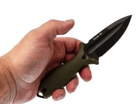 Нож N.C.Custom Grave, сталь AUS-10, рукоять olive G10