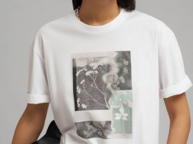 Свободная футболка из хлопкового джерси