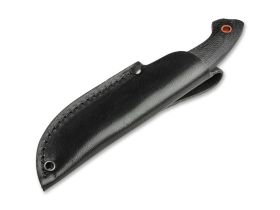 Туристический нож Boker Plus Nessmi Pro Black, сталь D2, рукоять микарта, черный