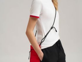 Футболка облегающего кроя из хлопкового джерси