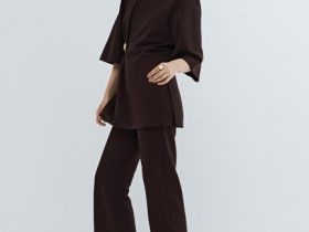 Треггинсы из трикотажа, Коричневый