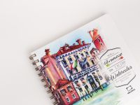 Скетчбук для акварели Малевичъ "Veronese" Fin 18х18 см 30 л 200 г