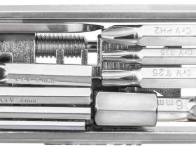 Набор инструментов компактный Topeak MINI P20 (золотой)