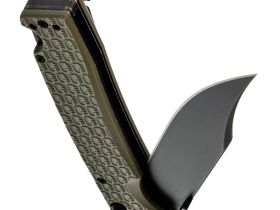 Складной нож Daggerr Pike Olive BW DL, сталь 8Cr14MoV, рукоять термопластик FRN, оливковый