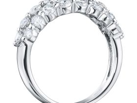 Классическое кольцо из белого золота э4012кц03210902_white