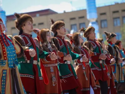 Массовый осуохай исполнили на главной площади Якутска