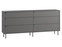 Комод Блест 200x87 Графитовый