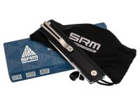 Складной нож SRM Gent 401LC-GB, сталь 10Cr15CoMoV, рукоять G10, черный