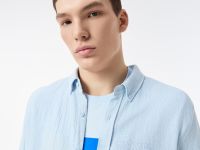 Мужская хлопковая рубашка Lacoste
