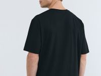 Футболка с принтом, Черный