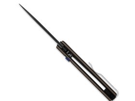 Складной нож Kizer Little Ringbo, сталь AEB-L, рукоять алюминий, коричневый/черный
