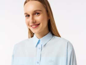 Женская блузка Lacoste свободного кроя