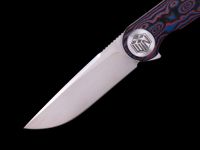 Складной нож Dr.Tech W3897MR, сталь D2, рукоять микарта, Pattern red