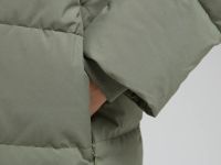 Длинный пуховик с натуральным пухом