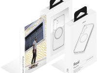 Чехол uBear Real Case для Galaxy S24 MagSafe, усиленный прозрачный